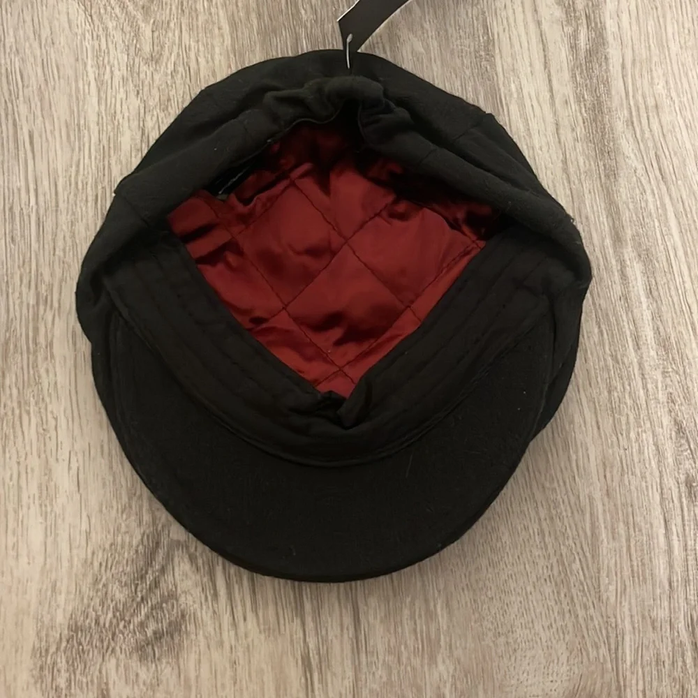 Born to love newborn black Jeff Cap NWT
